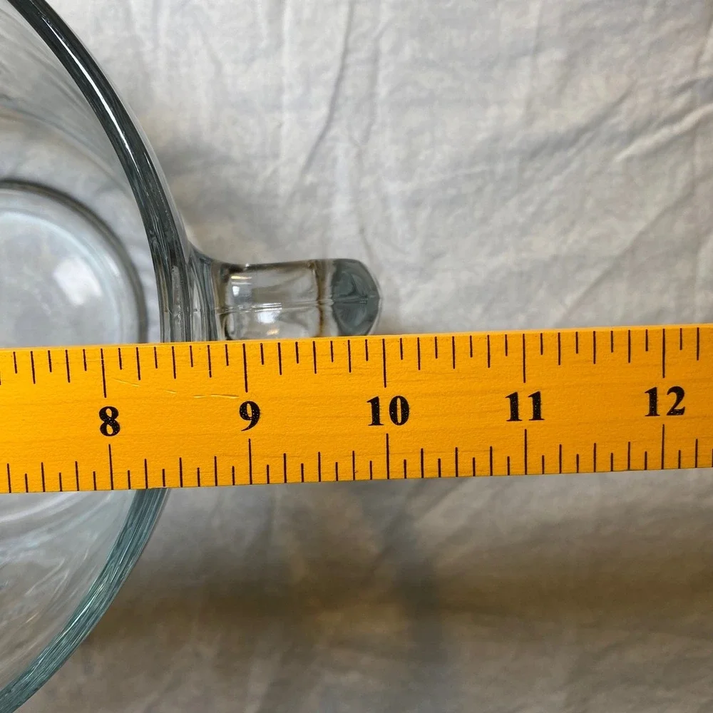 Vintage Anchor Hocking 2 Qt 8 Cup Glass Batter‎ Bowl Measuring Mixing Bowl USA